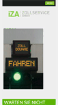 Mobile Screenshot of iza-zollservice.de